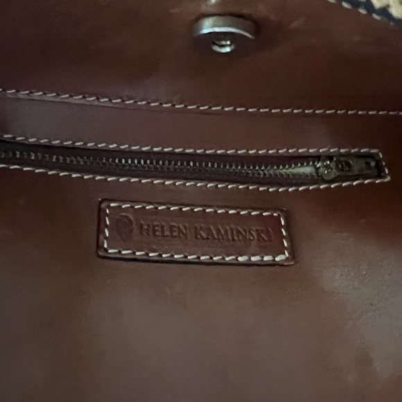 Helen Kaminski Madagascar Raffia and Leather Bucket Bag EUC - Picture 4 of 6